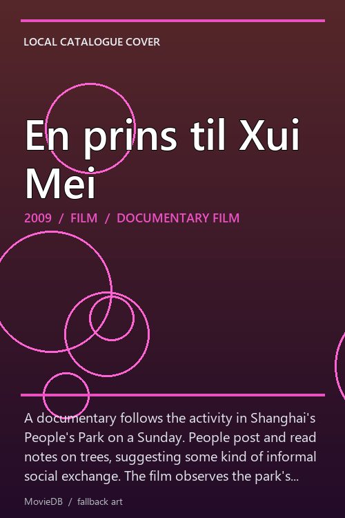 En prins til Xui Mei poster