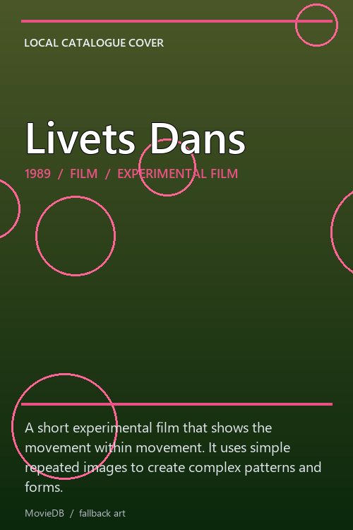 Livets Dans poster