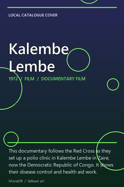 Kalembe Lembe poster