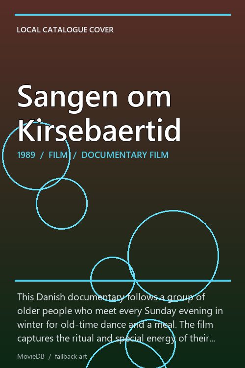 Sangen om Kirsebaertid poster