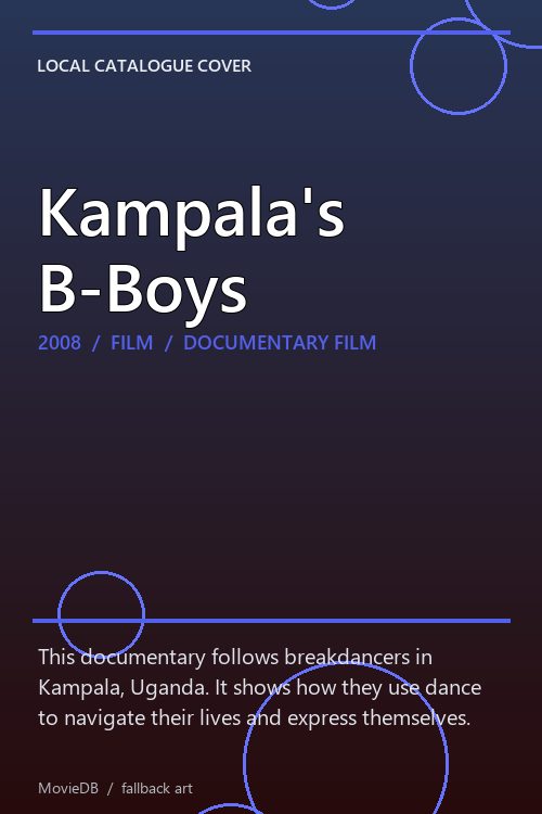 Kampala's B-Boys poster