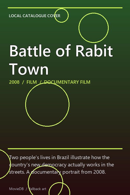 Battle of Rabit Town poster