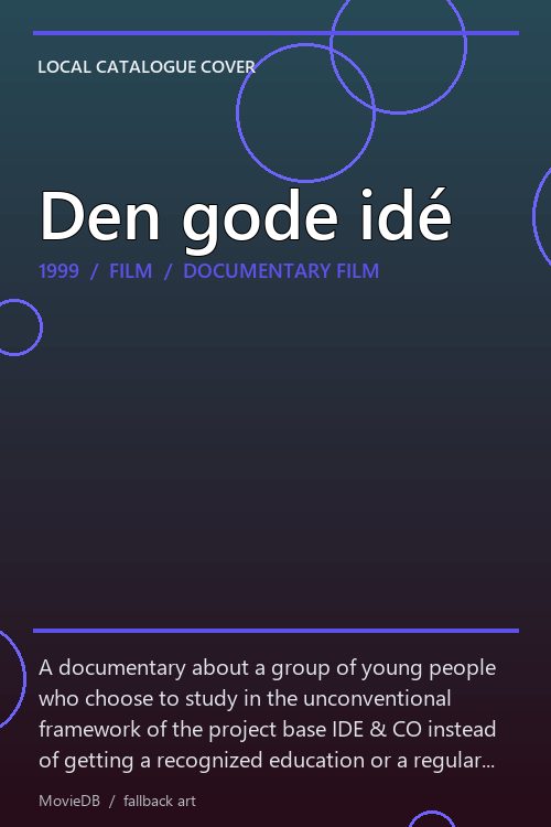 Den gode idé poster