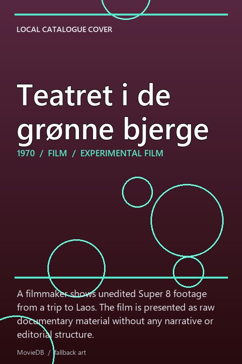 Teatret i de grønne bjerge poster