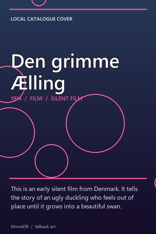 Den grimme Ælling poster