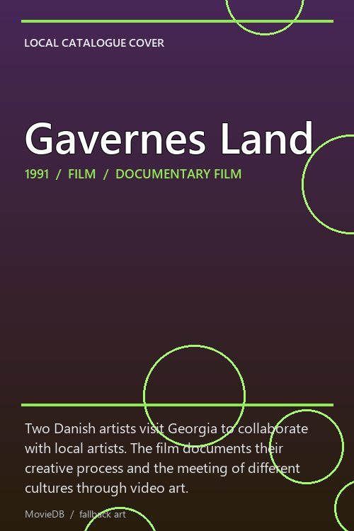 Gavernes Land poster