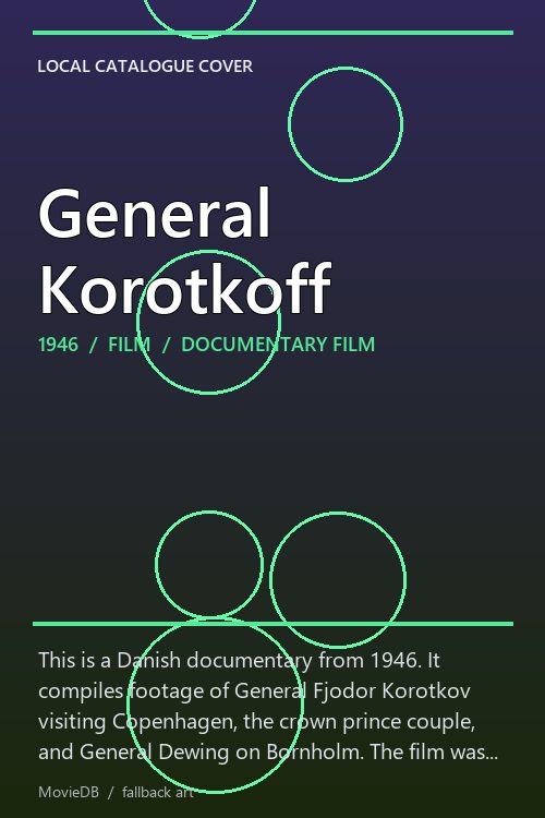 General Korotkoff poster