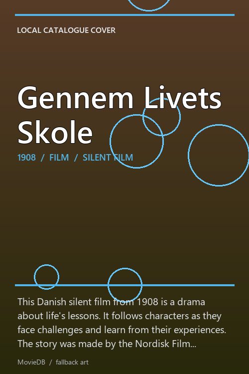 Gennem Livets Skole poster