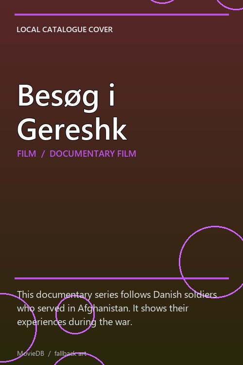 Besøg i Gereshk poster