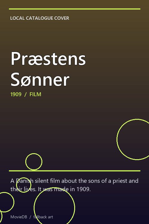 Præstens Sønner poster