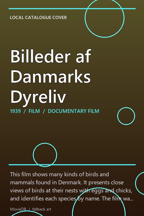 Billeder af Danmarks Dyreliv poster