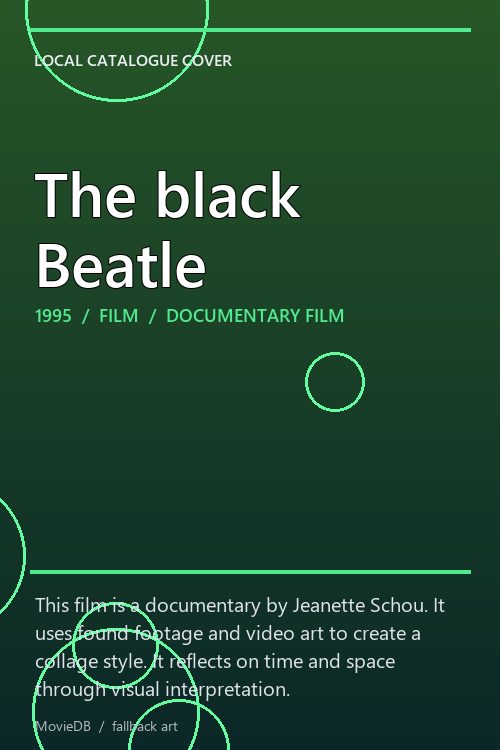 The black Beatle poster