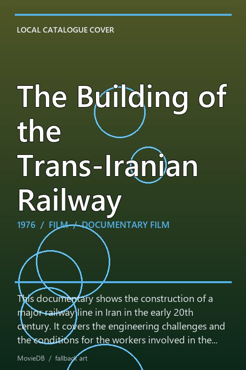 The Building of the Trans-Iranian Railway poster