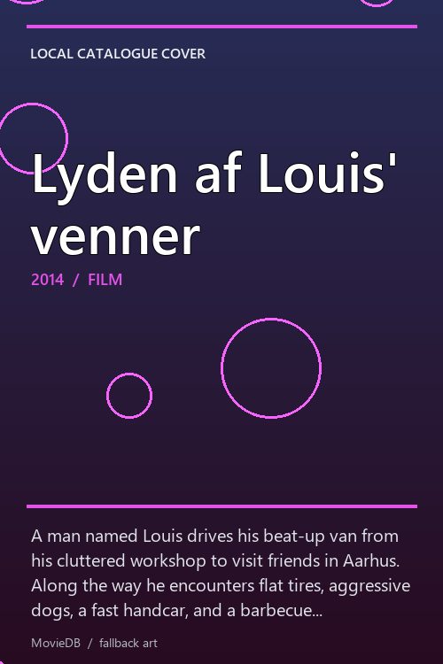 Lyden af Louis' venner poster