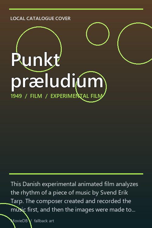 Punkt præludium poster