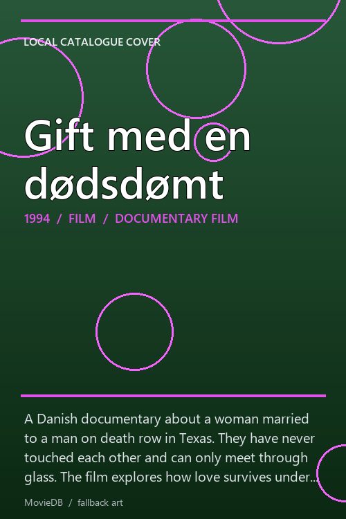 Gift med en dødsdømt poster