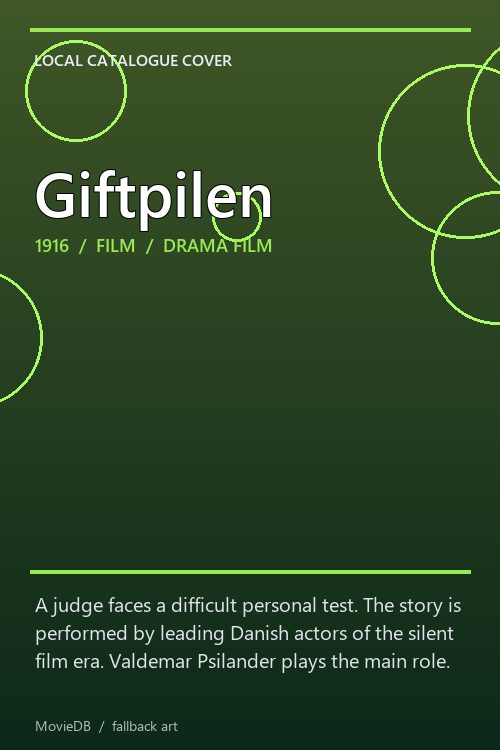 Giftpilen poster