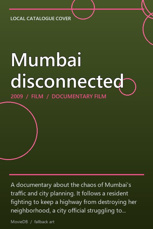 Mumbai disconnected poster