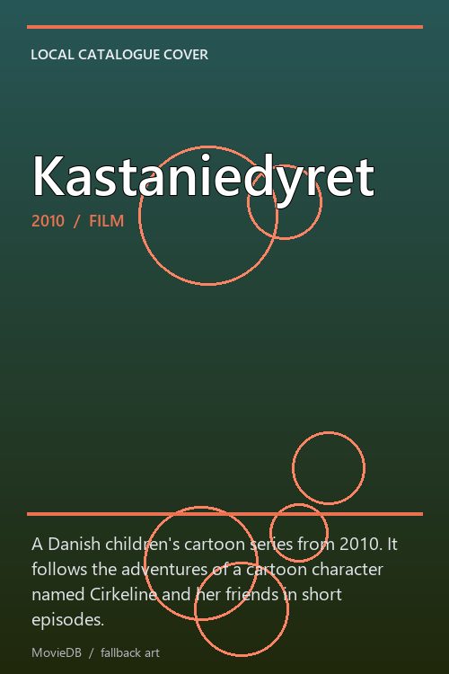 Kastaniedyret poster