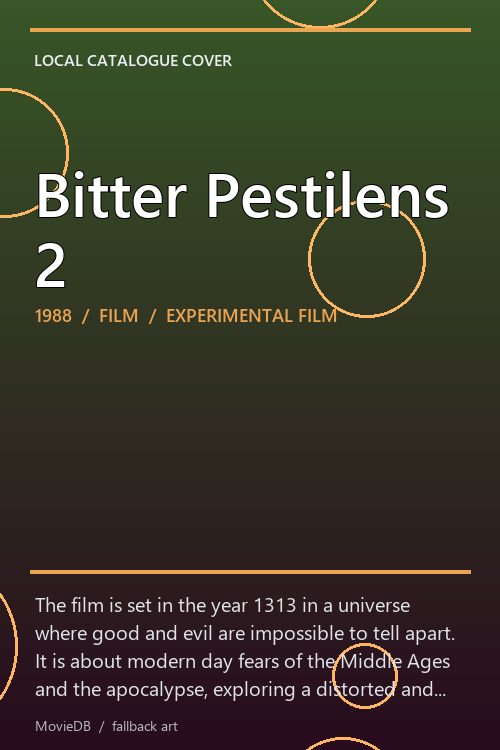 Bitter Pestilens 2 poster