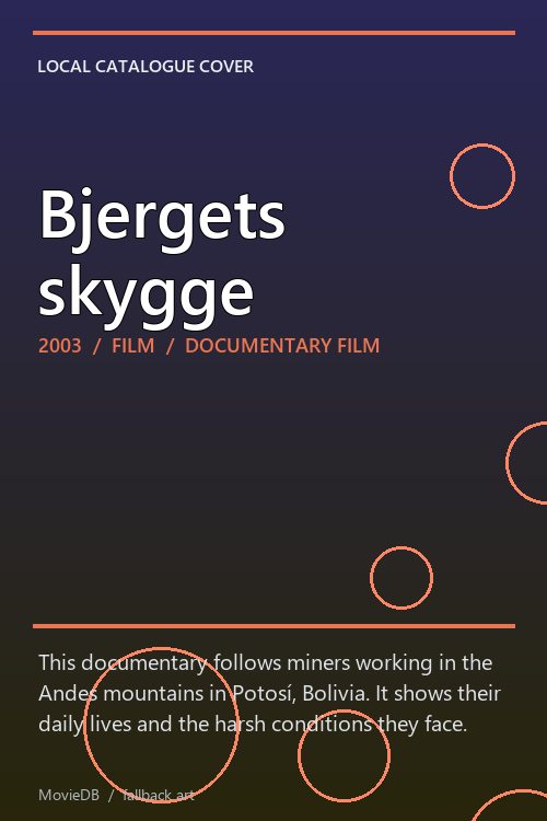Bjergets skygge poster