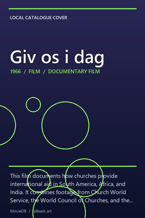 Giv os i dag poster
