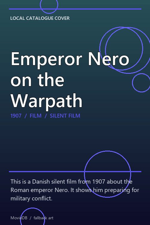 Emperor Nero on the Warpath poster