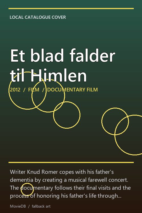 Et blad falder til Himlen poster