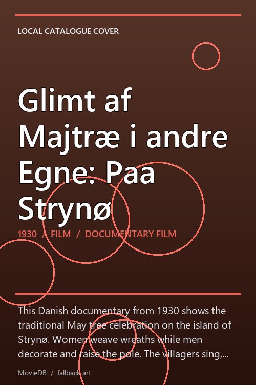 Glimt af Majtræ i andre Egne: Paa Strynø poster