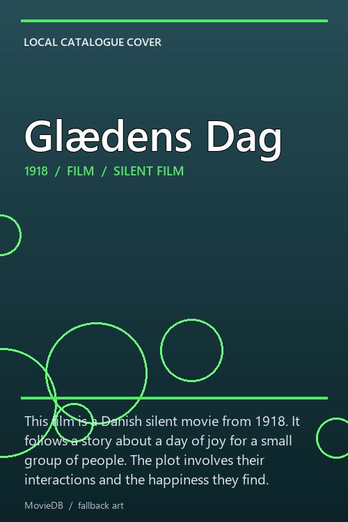 Glædens Dag poster