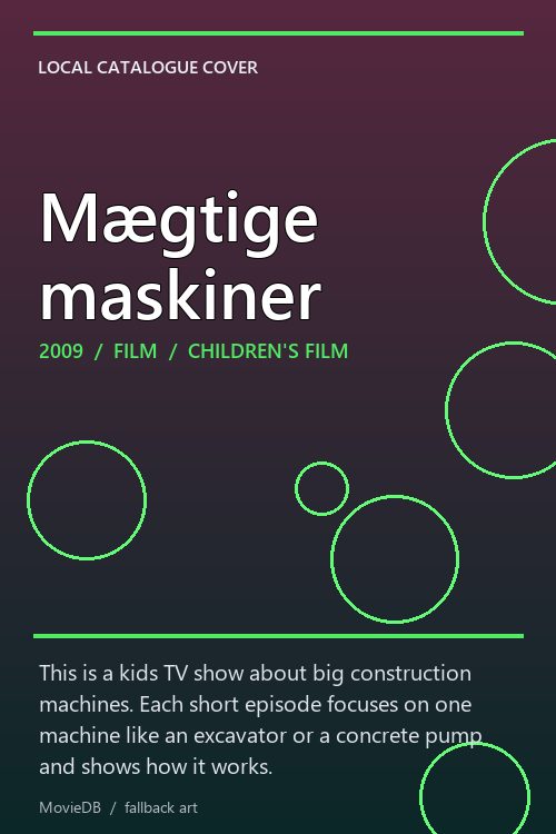 Mægtige maskiner poster
