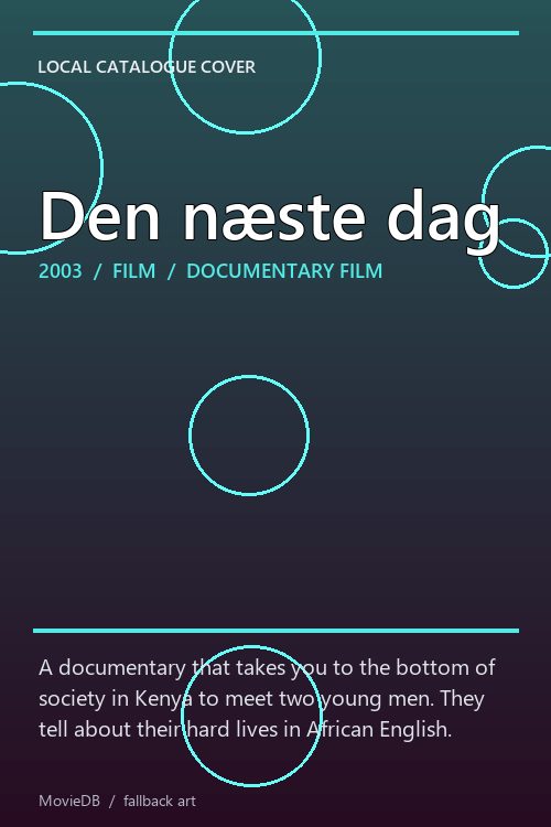 Den næste dag poster