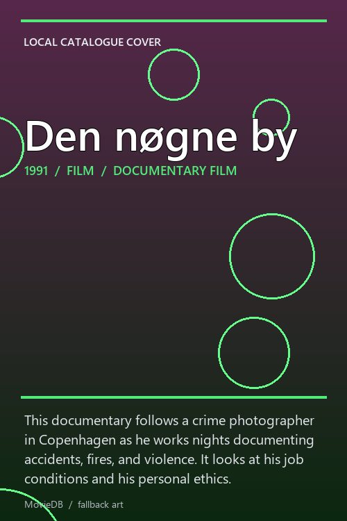 Den nøgne by poster
