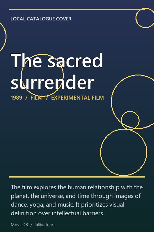 The sacred surrender poster