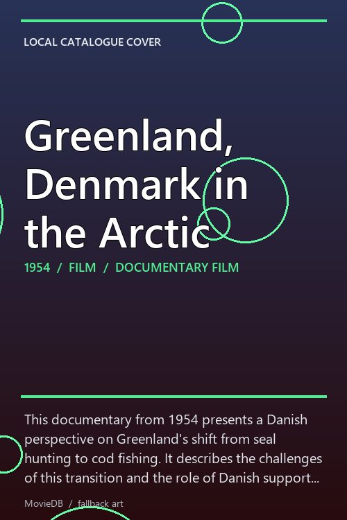 Greenland, Denmark in the Arctic poster