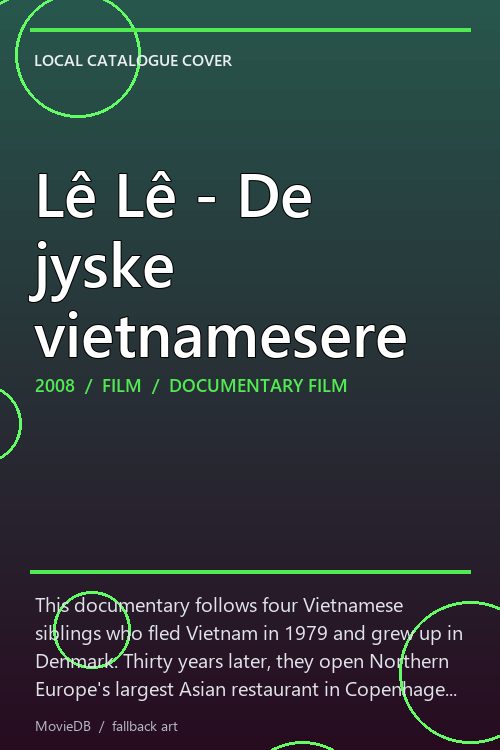 Lê Lê - De jyske vietnamesere poster