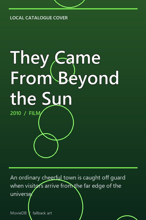 They Came From Beyond the Sun poster