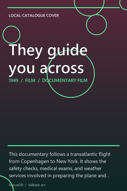 They guide you across poster