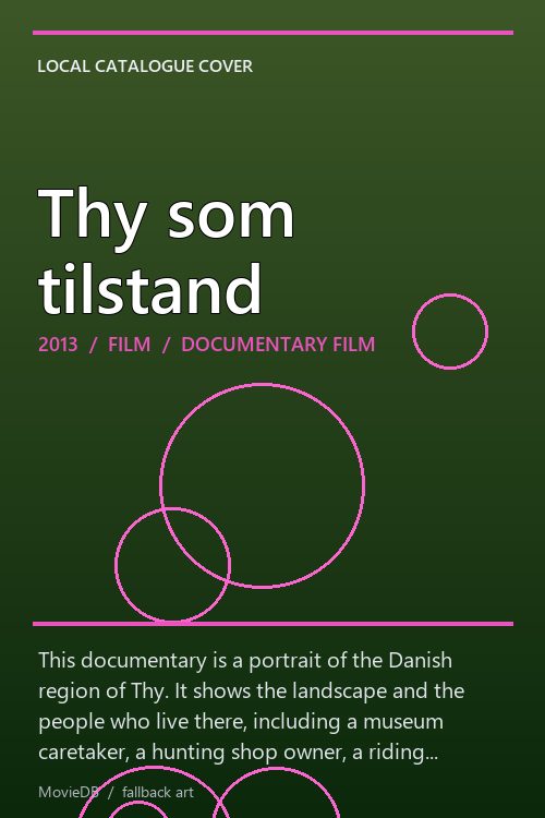 Thy som tilstand poster
