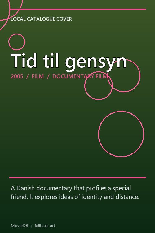 Tid til gensyn poster
