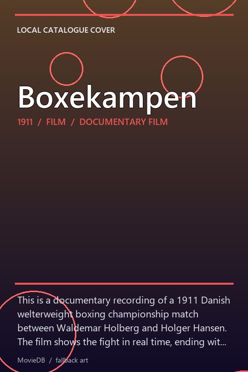 Boxekampen poster