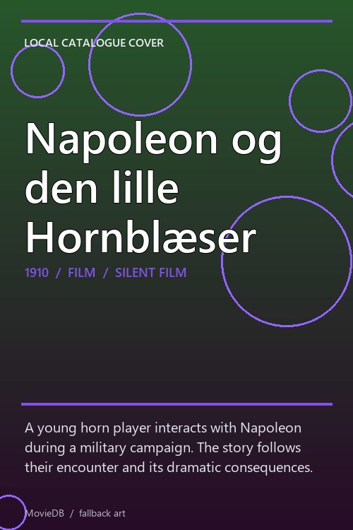 Napoleon og den lille Hornblæser poster