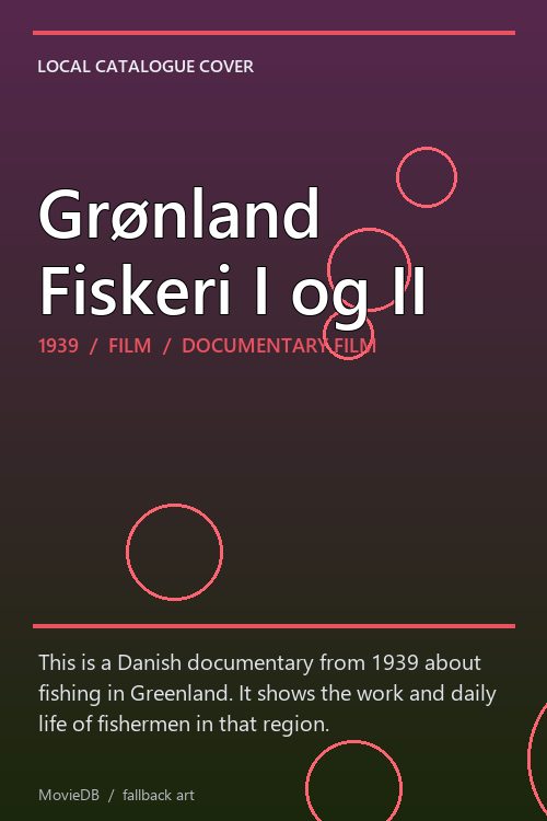 Grønland Fiskeri I og II poster