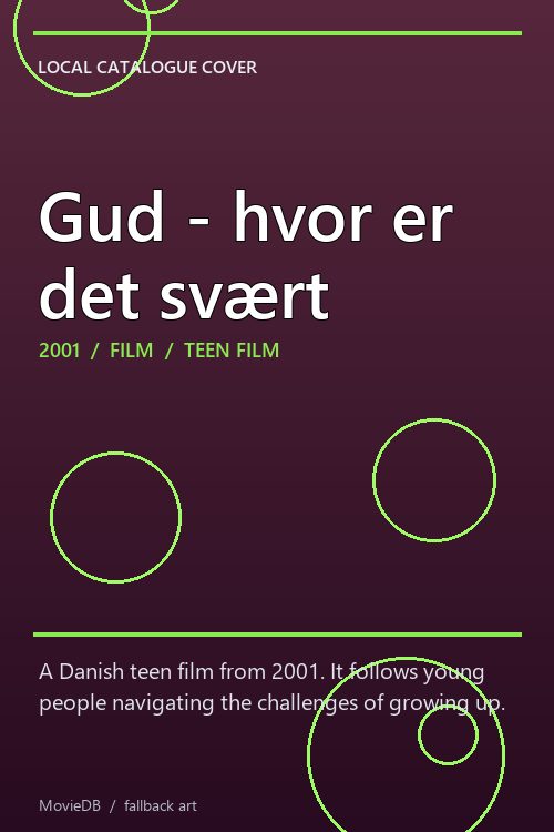 Gud - hvor er det svært poster