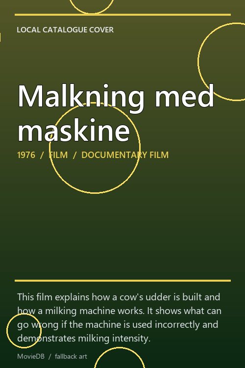 Malkning med maskine poster