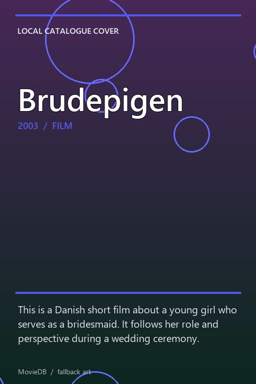 Brudepigen poster