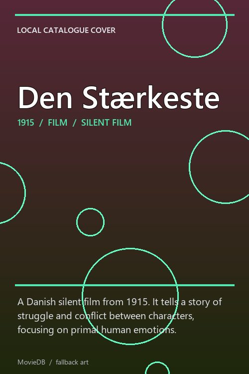 Den Stærkeste poster