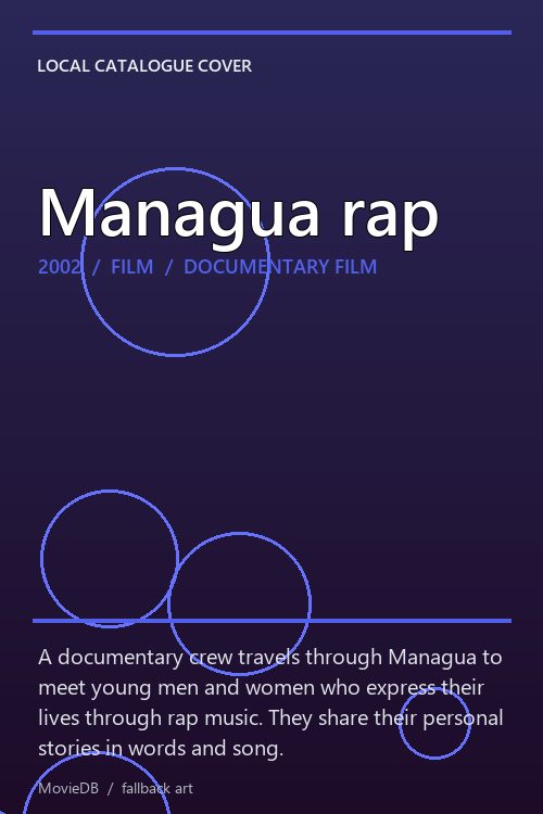 Managua rap poster