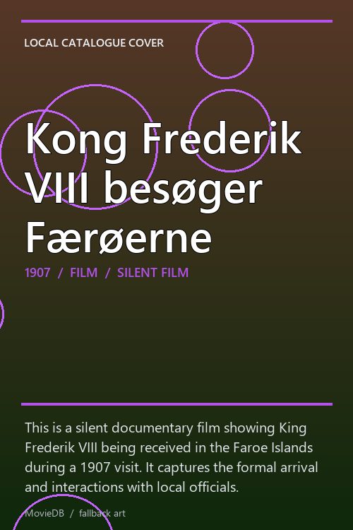 Kong Frederik VIII besøger Færøerne poster