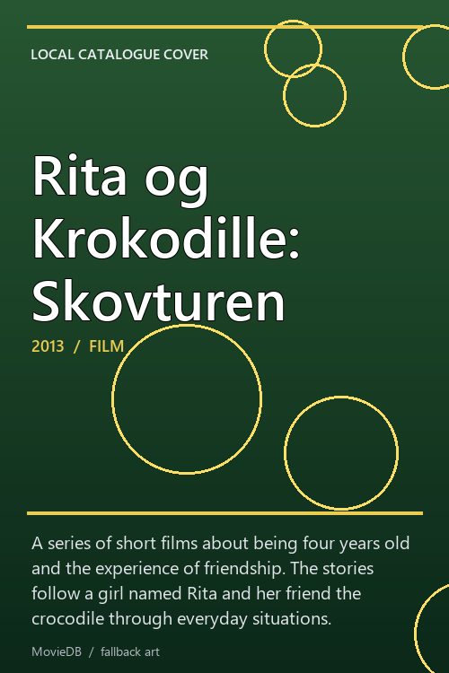 Rita og Krokodille: Skovturen poster